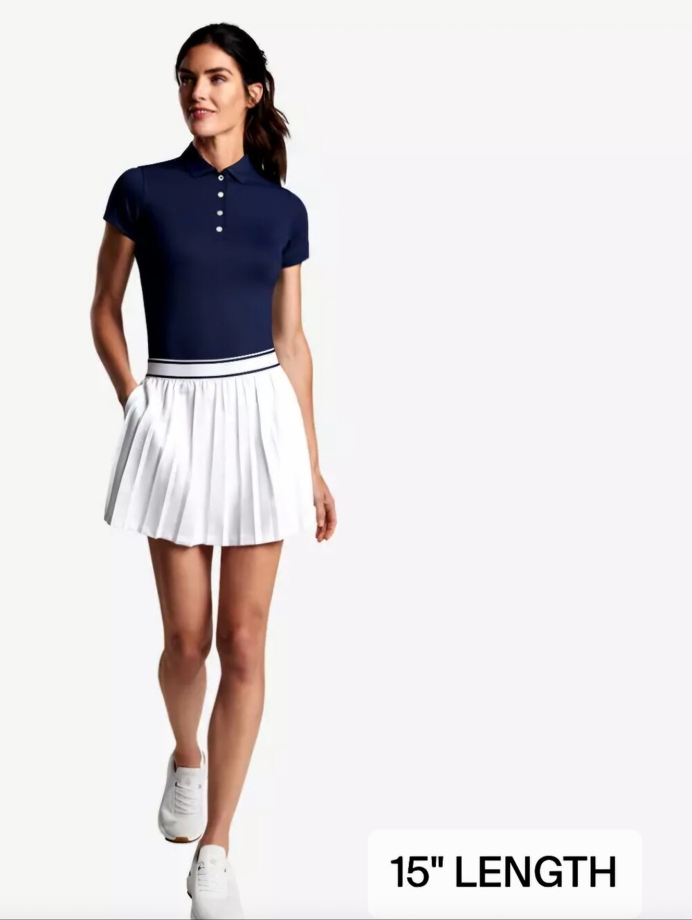 Peter Millar Mickey Pleated Women's 15" Golf Skort NWT